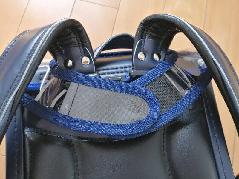L.Y.F LABランドセルカバー装着時　マジックテープ