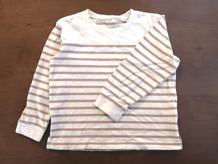 トップバリュのオーガニックコットン長袖Ｔシャツ